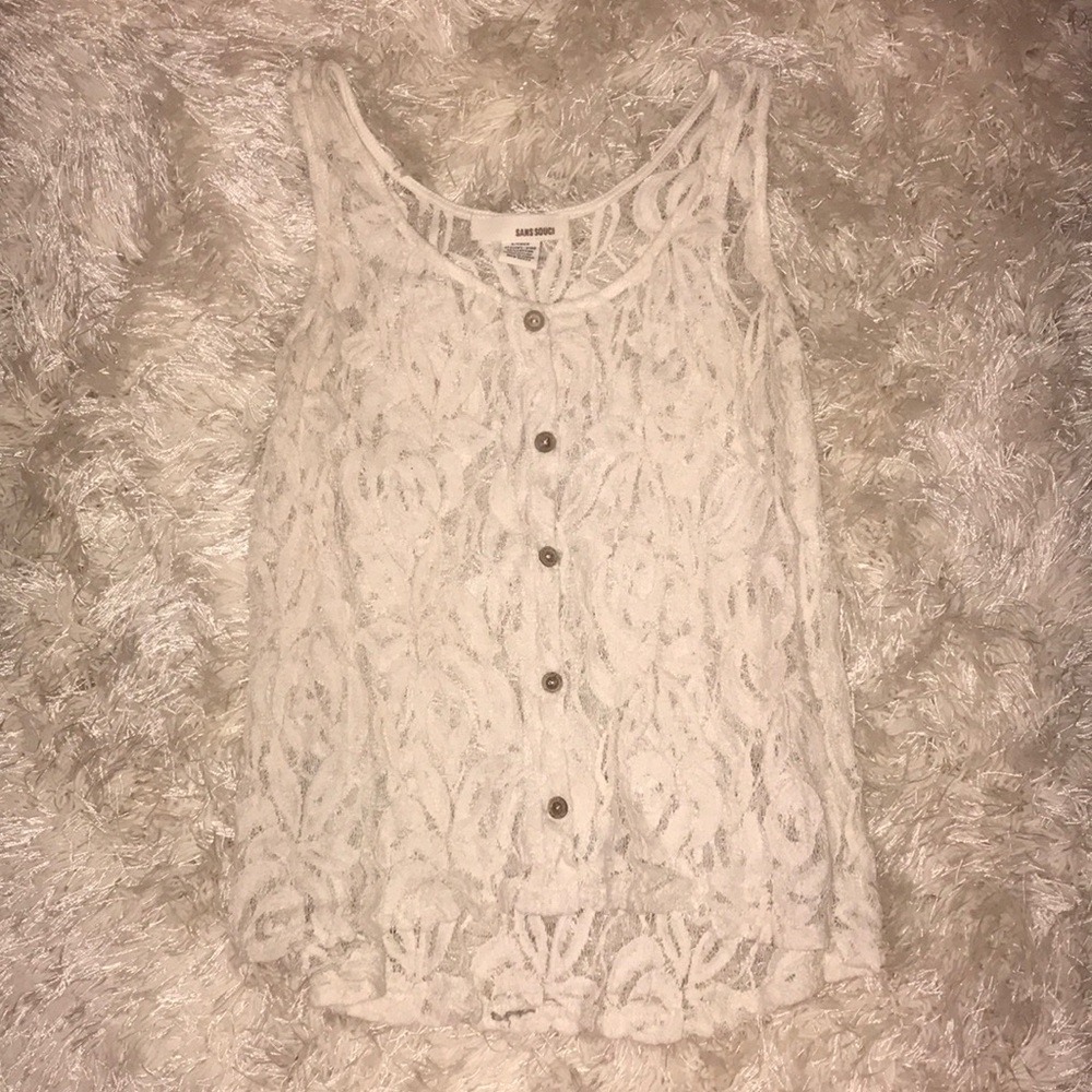 Lace tank